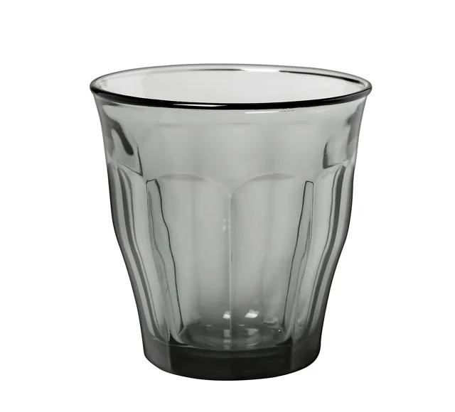 Grey Glass Tumbler - Set of 6