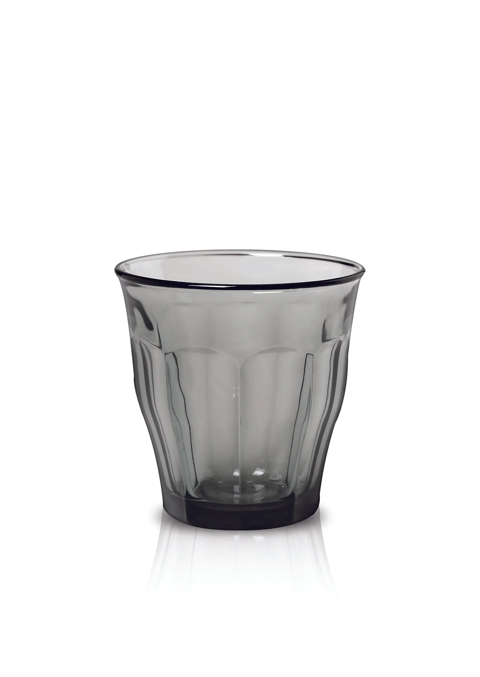 Grey Glass Tumbler - Set of 6